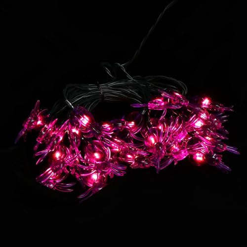 Luces solares LED decorativas de Halloween moradas 6.5m 30 LEDs