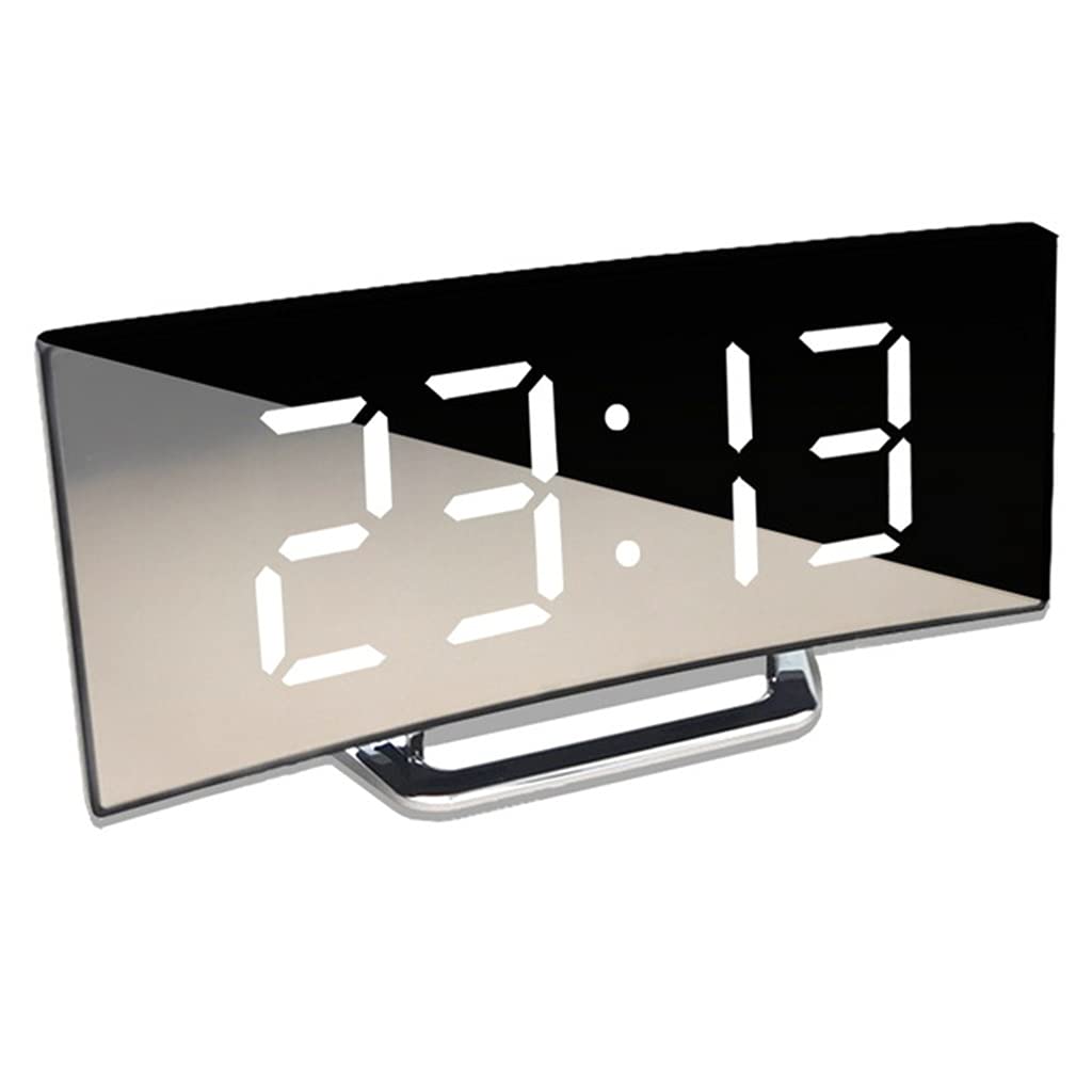 Hrwly D Alarm Clock Le Screen Bedroom Temperature Snooze Function Esk Table Home Ecor(D)