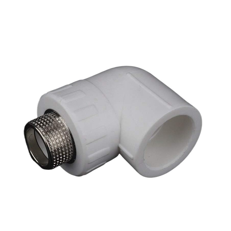 Accesorios de plomería, conector de codo de 10 piezas for tubería de PVC, accesorios de plomería for tubería PPR, adaptador de tubería de agua PPR(32mm 1 inch)