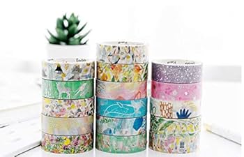 Amazon.co.jp: Yubbaex マスキングテープ 金箔押し 可愛い