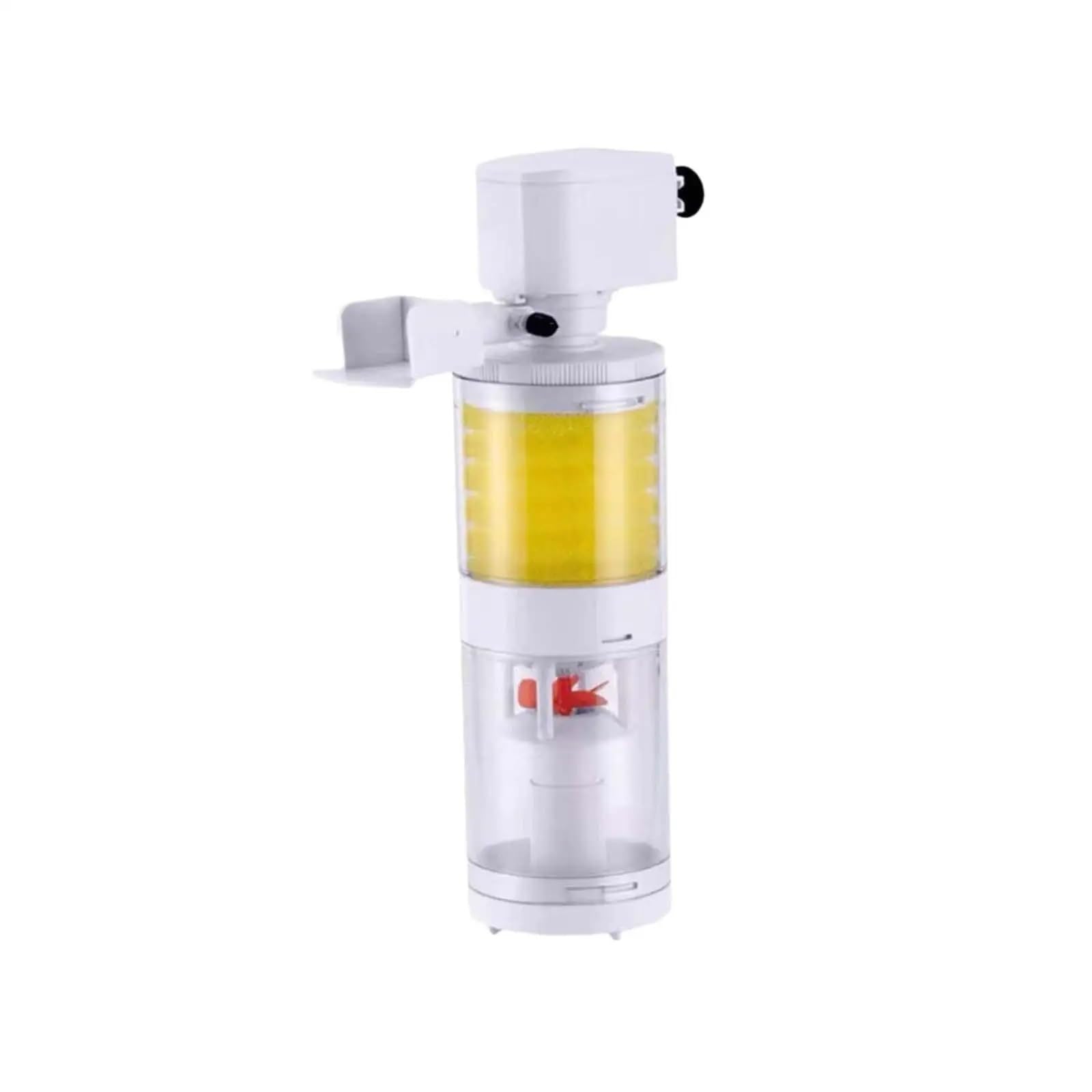 Filtr do akwarium filtr w zbiorniku czyste odpady rybne odłączana zdejmowana pompa do czyszczenia wody do akwarium akcesoria wodne (15 W)