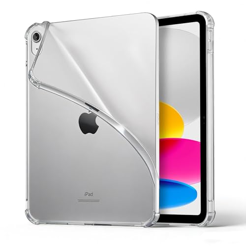 CoBak Clear Case for iPad (A16) 11th Generation 11 Inch 2025 iPad 10th Generation Case 10.9 Inch 2022 - Lightweight Soft TPU Anti-Scratch Ultra Slim Protective Tablet Cover Shockproof Clear