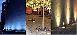 NOBLE ELECTRICALS 1.2 Watt LED Outdoor Inground Burial Low Consumption High Brightness Light for Showrooms Hotels | Outdoor Swimming pool Lights