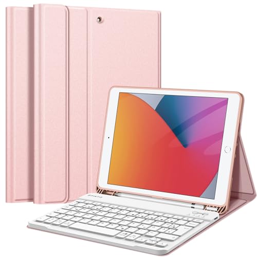 FINTIE Tastatur Hülle für iPad 10.2 Zoll (9/8/7 Generation, 2021/2020/2019) – Ansicht 1