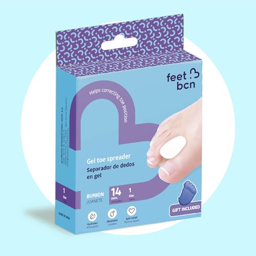 SEPARADOR DEDOS PIE GEL TERAPÉUTICO Pack 14 Unidades + Estuche | Dedos Superpuestos, Corrector de Juanetes y Dedo Martillo | Toe Separator Grounding Mujer y Hombre | Alivio Callos y Durezas Pies