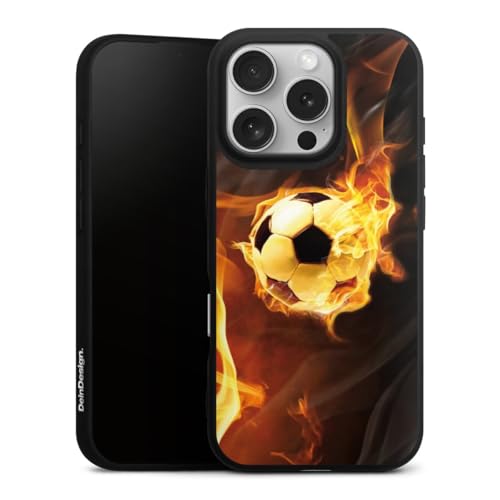Coque Souple iPhone 16 Pro Silicone DeinDesign Ballon Foot