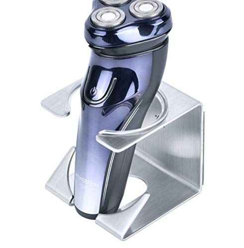 304 edelstahl elektrorasierer rasierer lagerregal badezimmer halter wand montiert rasierer rack bohren rasierer halter