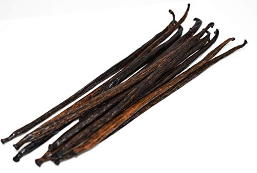 Slofoodgroup Bourbon Vanilla Beans From Indonesia | Gourmet Vanilla Planifolia | Vanilla Beans From The Spice Islands ( 10 Vanilla Beans) #TOP6