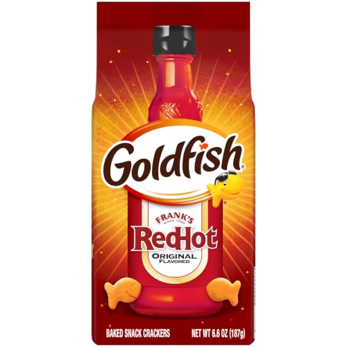 Goldfish Franks RedHot Snack Crackers, 6.6 Oz Bag