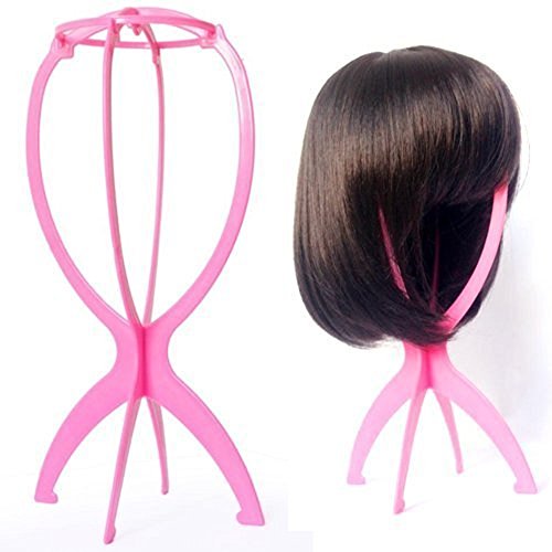 Pack of 2 Folding Stable Durable Wig Hair Hat Cap Holder Stand Holder Display Tool