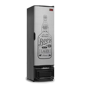 Refrigerador Vertical Cervejeira 230 Litros 220v Frost Free Gelopar Preto