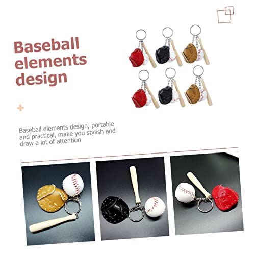 Porte-clés Softball Idée Cadeau Baseball pour Équipe et Amis - 6