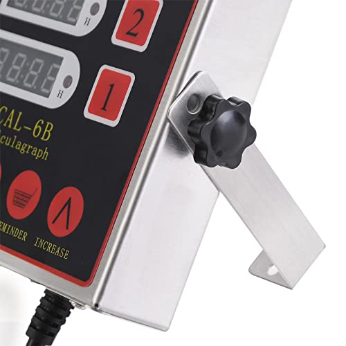 S2Squre 6-Channel Professional Kitchen Timer Commercial Timers For Restaurant Food Cooking Fryer Bakery Food Truck Stainless Steel Loud Alarm Led #TOP3