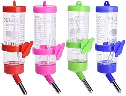 The DDS Store Little Pet Drinking Water Bottle Rat Hamster Rabbit Dispenser-250ml - Color May Vary
