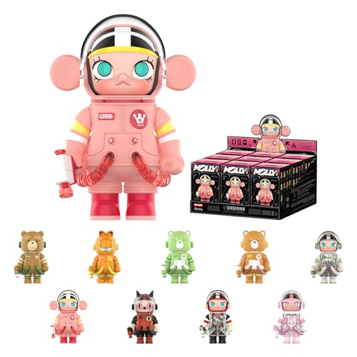 POP MART MEGA Space Molly 100% Series 3, Molly Blind Box Figures, Random Design Action Figures Collectible Toys Home Decorations, Holiday Birthday Gifts for Boys and Girls, Whole Set
