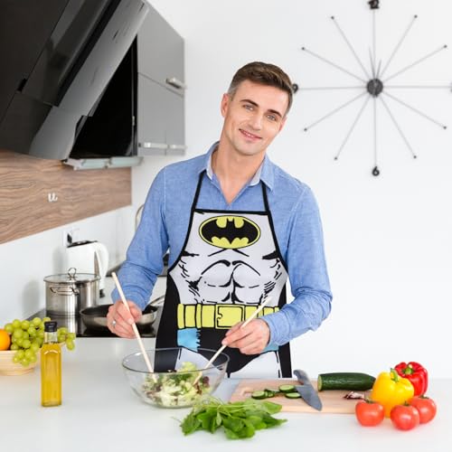 TOPWAYS Novelty Funny Apron - BBQ & Baking Aprons for Men & Women, Funny Sexy Pinafore - Perfect for Cooking, Secret Santa Gifts