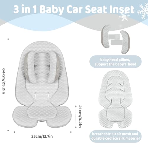 Insertos para asiento de automóvil para bebé KAKIBLIN miniatura 6