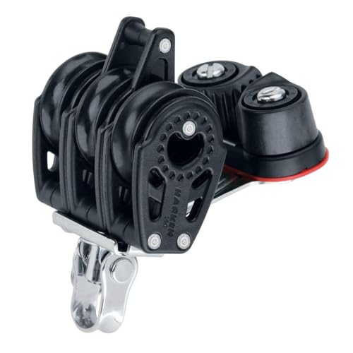 Poulie Carbo 29 mm Triple block triple efficacité pour un blocage de cordage précis