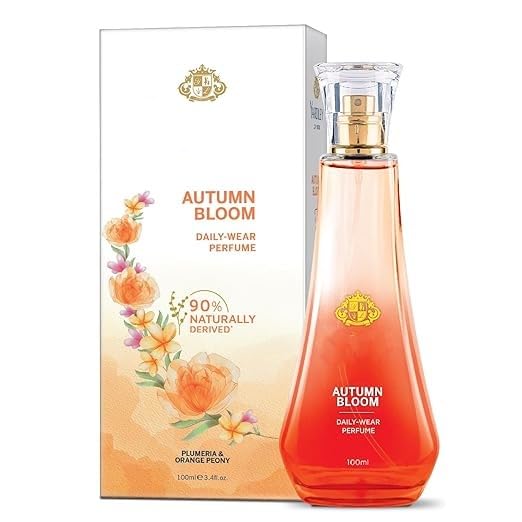 Autumn Bloom Perfume Spray Floral Fruity Scent| 90% Naturally Derived| Plumeria & Orange Peony...