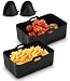 Produktbild Huifoo 2Pcs Airfryer Zubehör für Ninja Foodi Max Dual Zone AF400EU AF300EU 9.5L,Air Fryer Accessories für Ninja,Innsky,Princess Heißluftfritteuse