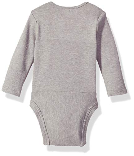 Image of Hanes Baby Bodysuits, Ultimate Baby Flexy Bodysuits, Infant Long Sleeve, 5-Pack