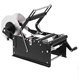 Adjustable Wine Bottle Sticker Label Applicator with Handle Small Label Applicator Machine for Round Glass Plastic Metal Bottle