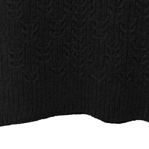 Men's V Neck Knitted Vest Regular Slim Fit Casual Knits Vests Winter Solid Color Sleeveless Male Knit Sweater4