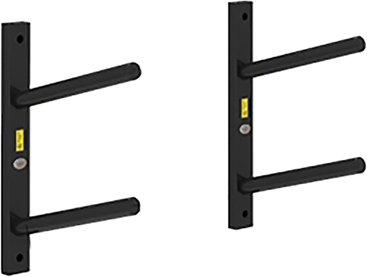 Snowboard Storage Rack，Wall Mounted Yoga Mat Storage Rack, Metal Anti-Rust Foam Roller Organizer Stand Holder, for Yoga Studio Gym,35cm/2 Tier