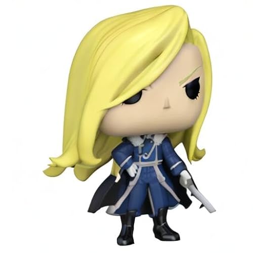 Funko Pop! Animation: FMA: B - Olivier Milla Armstrong A with Sword - Full Metal Alchemist - Figurine en Vinyle à Collectionner - Idée de Cadeau - Produits Officiels - Anime Fans