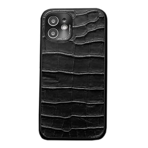 Premium Crocodile Leather Case for iPhone 15