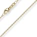 Produktbild 1,5mm Rund-Ankerkette aus 585 Gold Gelbgold Kette Collier Halskette, 80cm
