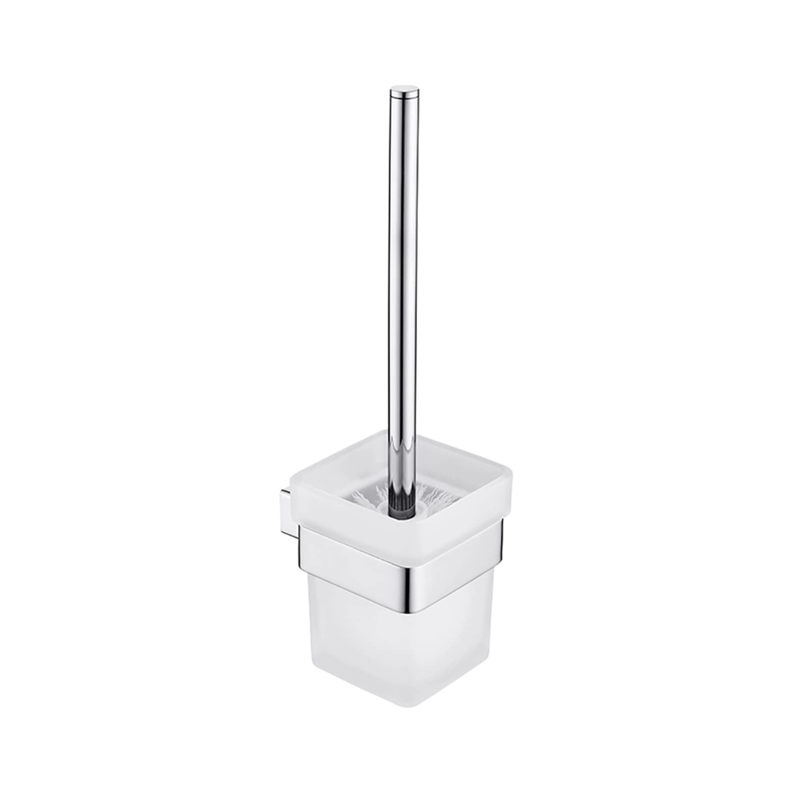 Cepillo de baño Cuadrado, Cepillo de Pared de Vidrio, Cepillo Sanitario, desatascador de Inodoro, Accesorios de baño, Funda de Almohada de Seda