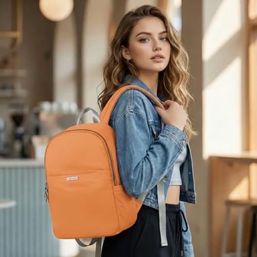 Image of VISMIINTREND College Backpack for Women, Girls |fits 13 Inch Laptop| Nylon Casual Daypack|Stylish Backpack|Bags for Tution | School | Travel |New Year Gifts