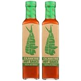 Hank Sauce Cilanktro Hot Sauce - Versatile Hot Pepper Sauce with Fresh Cilantro, Garlic & Aged Peppers - Hot Garlic Sauce with Mild Heat & Unique Flavor - Multipurpose Gourmet Sauce - 2 x 8 Ounces