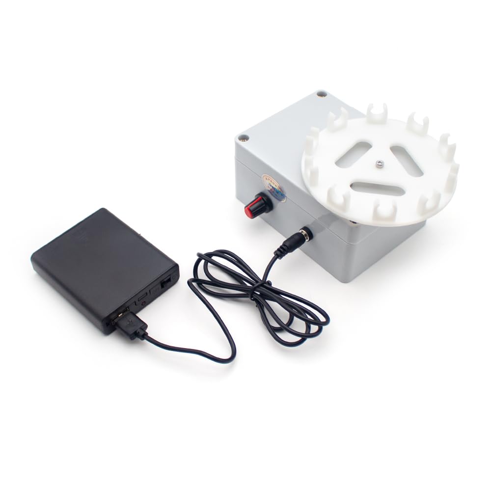 Toplionace Mini-Rotationsmischer für Den Schreibtisch – Drehzahlvariable, Reversible Drehrichtung, Rollenmischer für Proben und Zentrifugenröhrchen