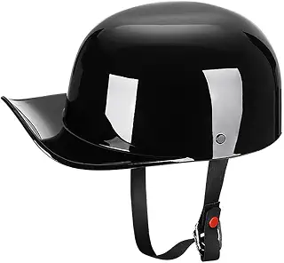 Woljay Open Face Motorcycle Half Helmet Baseball Cap Helmet for Men Women Adult PCS DOT Approve