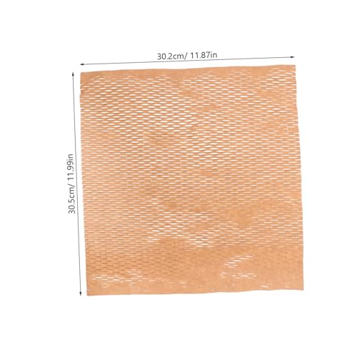 VILLCASE 100 Peças Papel De Embrulho Kraft Favo De Mel Envoltório De Papel Kraft Embalagem De Papel