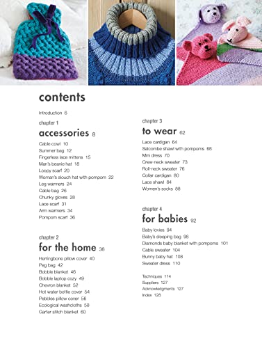 Color Block Knits: 35 Self-Striping Designs Knitted With Cake Yarns And Color Wheels #TOP6