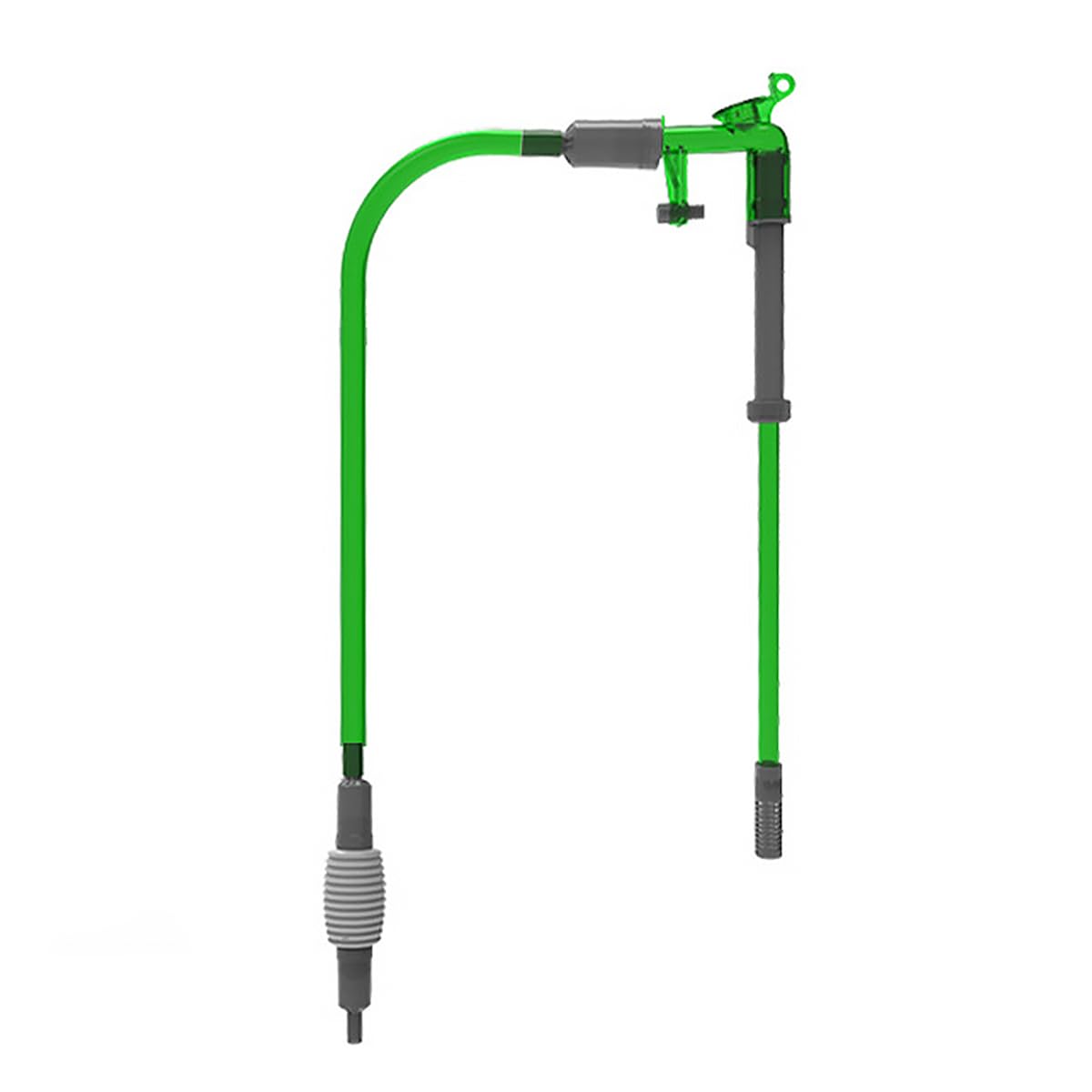 Changeur d'eau pour aquarium avec siphon manuel et pompe de nettoyage du fond