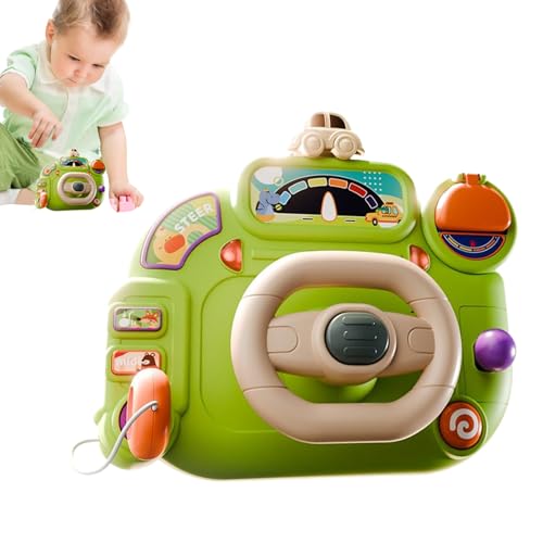 Volant de voiture enfant avec contrôleur de conduite simulée jeu d'imitation interactif