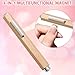 4Pcs Magnetic Tools for Cat Eye Gel Nail Polish, Professional 3 IN 1 Nail Art Tool for Creating Floral, Round, and Square Designs with Magnetic Gel Polish, Includes Y-Bar and 2Pcs Heart Guide