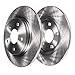 Detroit Axle - Rear Brake Kit for 2006-2015 Honda Civic, 2013-2015 ILX, 2006-2011 CSX Disc Brake Rotors and Ceramic Brakes Pads Replacement : 10.24