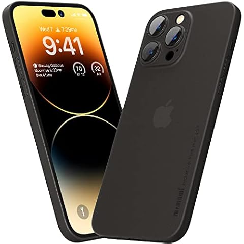 memumi 𝗨𝗽𝗴𝗿𝗮𝗱𝗲𝗱 Case for iPhone 14 Pro, Ultra Slim 0.3mm Case for iPhone 14 Pro, Matte Finish Extra Thin Case, Anti-Scratch and Fingerprint Resistant Case (6.1 '' 2022) Cover