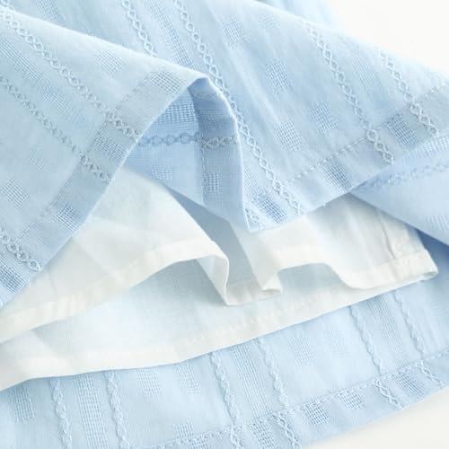 Image of Curipeer Toddler Girls Shirt Summer Casual Puff Short Sleeve Blouse Tops for Baby Girl