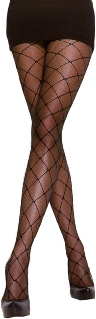 Patterned tights with mesh effect 20 den.
