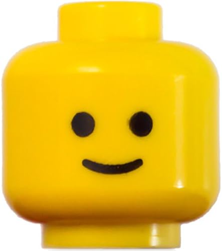 LEGO® Minifigure Parts: Original, Classic Head with Grin (PACK of 2)