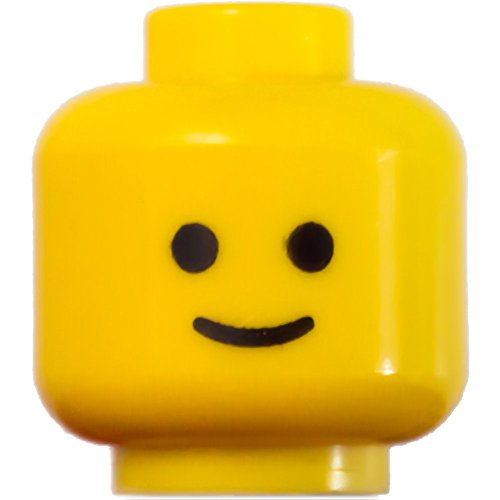 LEGO® Minifigure Parts: Original, Classic Head with Grin (PACK of 2)