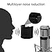 RTNLIT Microphone Pop Filter, Three Layers Metal Mesh Mic Windscreen Cover Mic Isolation Shield Compatible with HyperX QuadCast S and Other 35 mm to 50 mm Mics for Vocal Recording, Youtube, Streaming