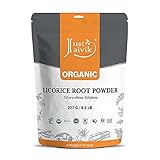 Just Jaivik 100% Organic Licorice Root Powder - Mulethi Powder 227 g / 0.5 LB Pack (Glycyrrhiza...