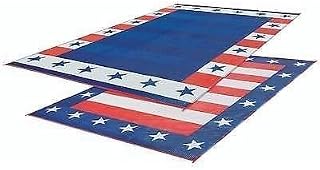 American flag RV patio mat image